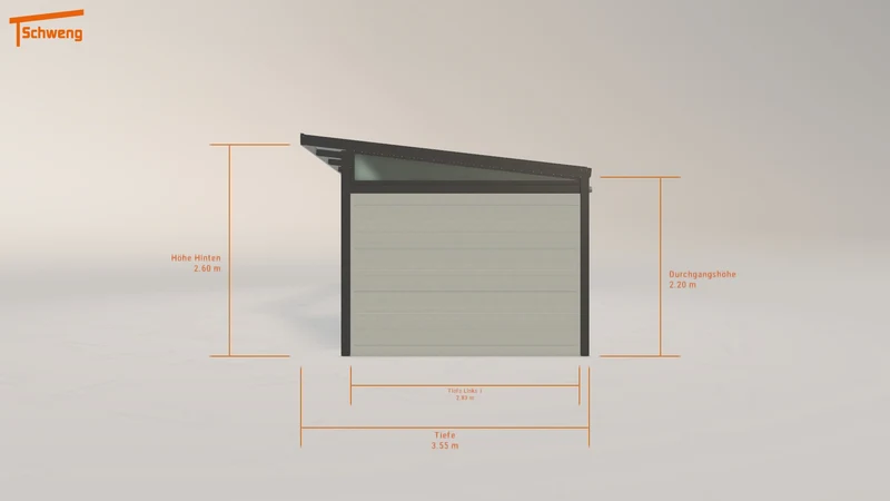 #DE Schweng Pultdachcarport S350 (ID mjqyjw) #MTG