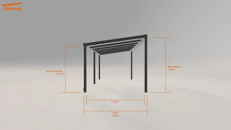 #DE Schweng Terrassenüberdachung S400 (ID 77978q)