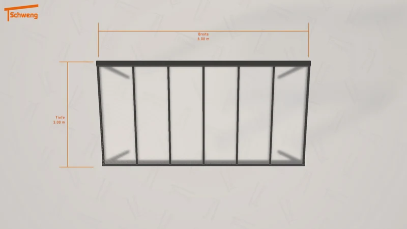 #DE Schweng Terrassenüberdachung S400 (ID 77978q)