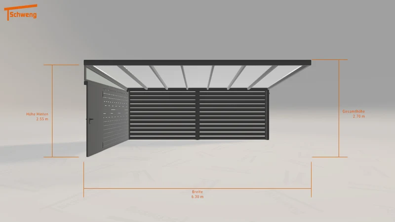 #DE Schweng Pultdachcarport S400 (ID k2g27z) #MTG