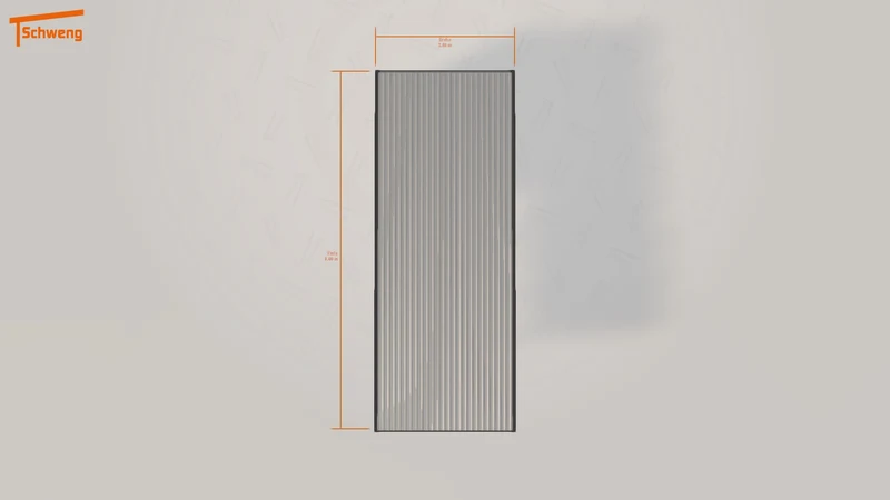 #DE Schweng Flachdachcarport C600 (ID jjnkkb)