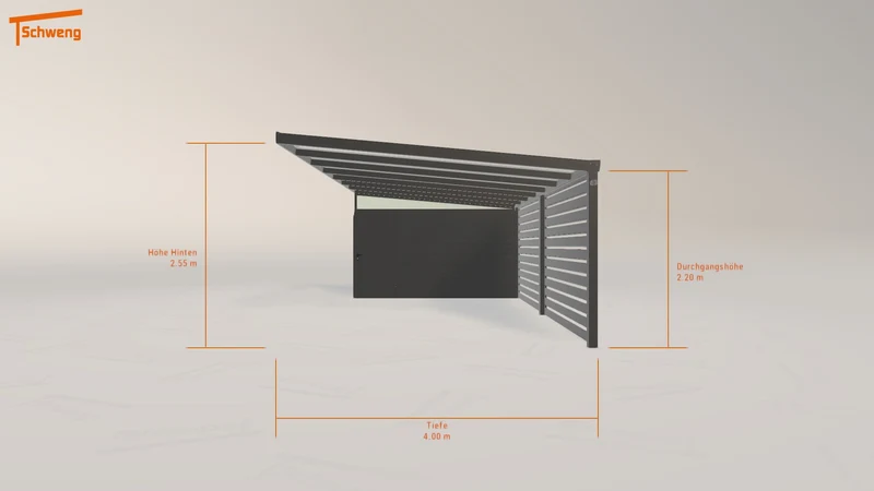 #DE Schweng Pultdachcarport S400 (ID 5md23z) #MTG
