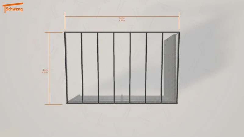 #DE Schweng Pultdachcarport S400 (ID 5md23z) #MTG