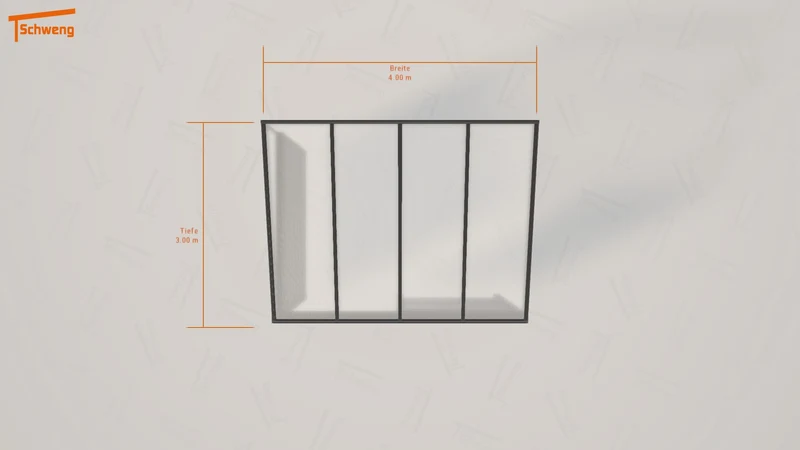 #DE Schweng Terrassenüberdachung S350 (ID 2qjrzw)