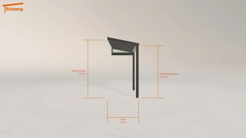 #AT Schweng Terrassenüberdachung S350 (ID 9w5277)
