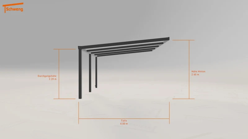 #DE Schweng Terrassenüberdachung S400 (ID v4pq8r)