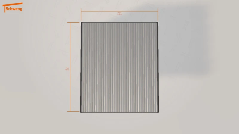 #DE Schweng Flachdachcarport C600 (ID 5mnybk) #MTG