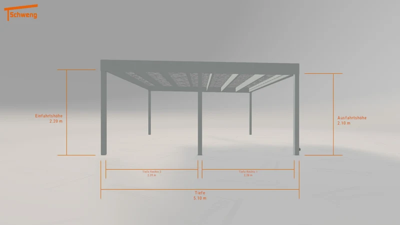 #DE Schweng Flachdachcarport C600+ (ID mjqdv8) #MTG