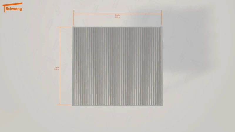 #DE Schweng Flachdachcarport C600+ (ID mjqdv8) #MTG