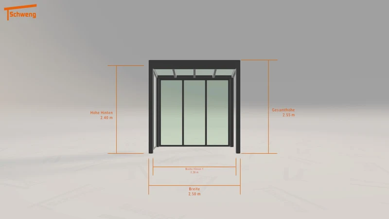 #DE Schweng Terrassenüberdachung S350 (ID w3p5jz)