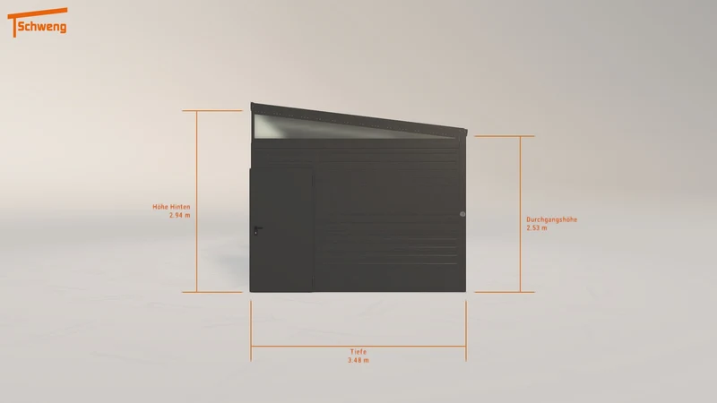 #DE Schweng Pultdachcarport S350 (ID bk7vdq) #MTG