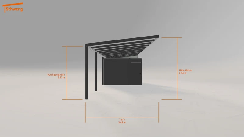 #DE Schweng Pultdachcarport S350 (ID bk7vdq) #MTG