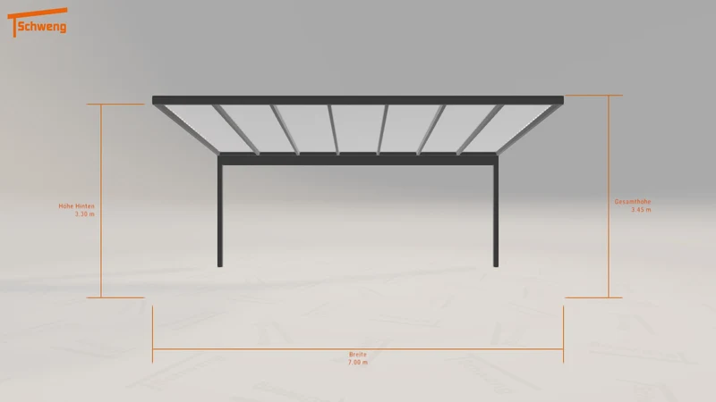 #DE Schweng Terrassenüberdachung S350 (ID jjnqg7)