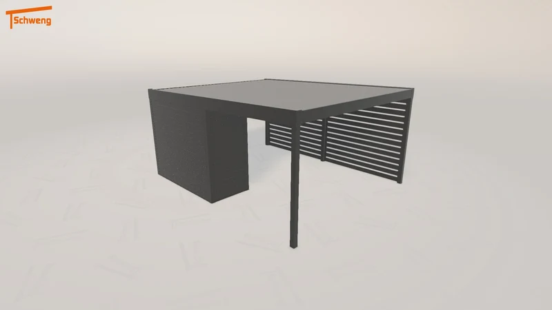 #DE Schweng Flachdachcarport C600 (ID 9w5wv9) #MTG