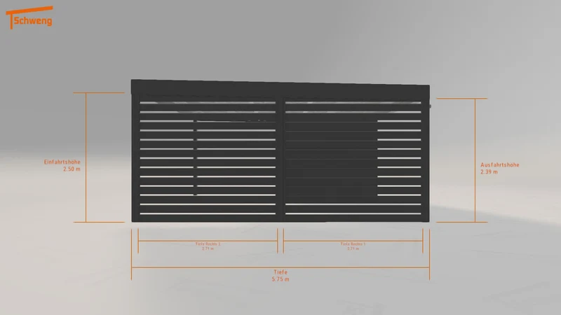 #DE Schweng Flachdachcarport C600 (ID 9w5wv9) #MTG