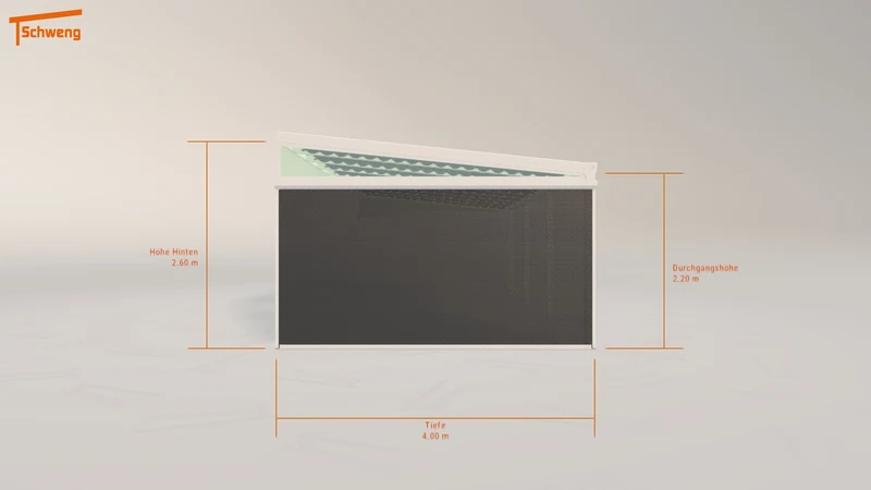 #DE Schweng Terrassenüberdachung S400 (ID zb4mn5)