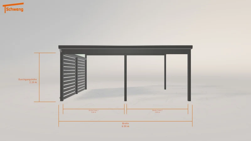 #DE Schweng Pultdachcarport S400 (ID jjnx5m) #MTG