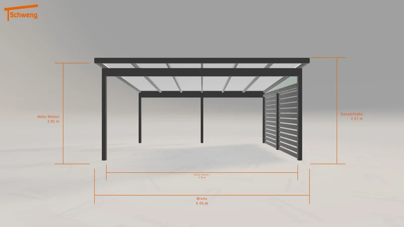 #DE Schweng Pultdachcarport S400 (ID jjnx5m) #MTG