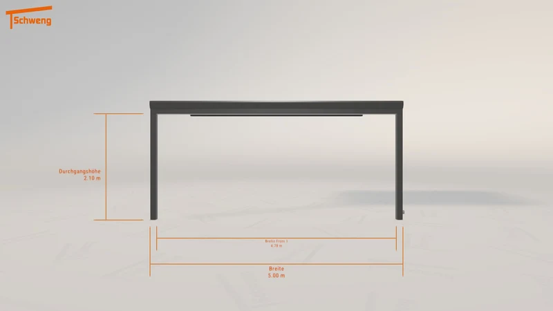 #DE Schweng Terrassenüberdachung S400 (ID 9w58m7)