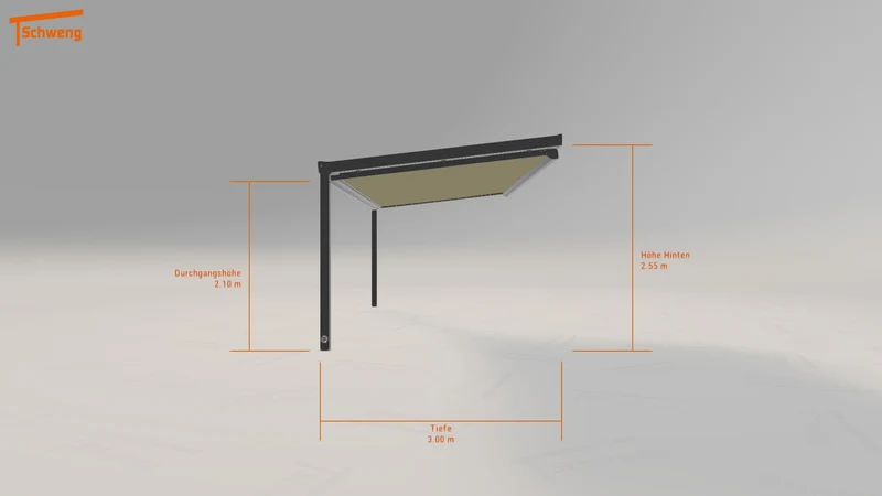 #DE Schweng Terrassenüberdachung S400 (ID 9w58m7)