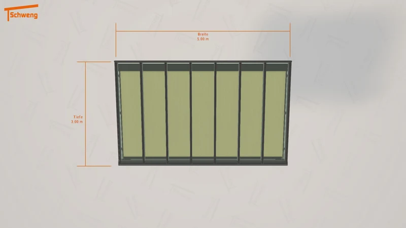 #DE Schweng Terrassenüberdachung S400 (ID 9w58m7)