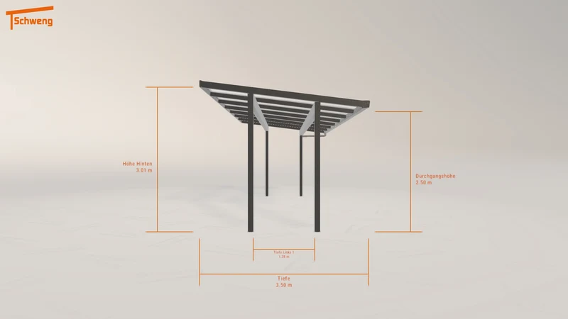 #DE Schweng Pultdachcarport S400 (ID x73bzw) #MTG
