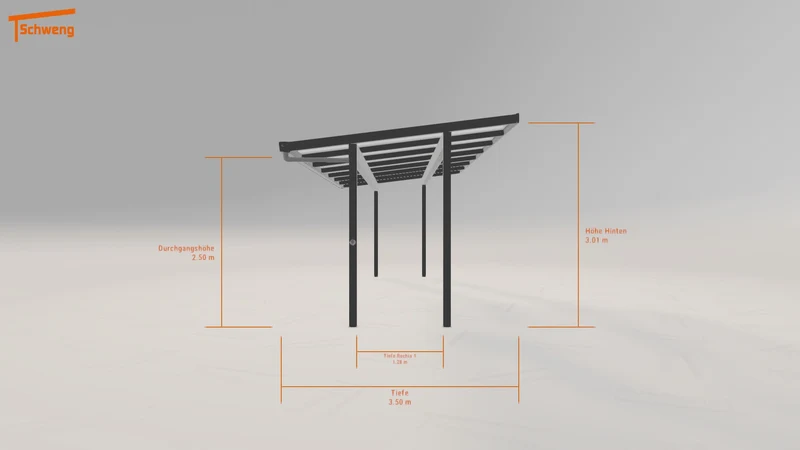 #DE Schweng Pultdachcarport S400 (ID x73bzw) #MTG