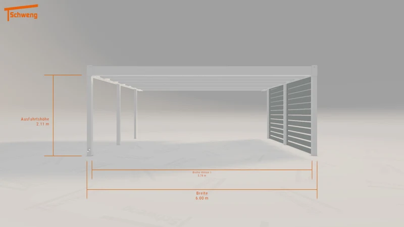 #DE Schweng Flachdachcarport C600 (ID x73b4w) #MTG
