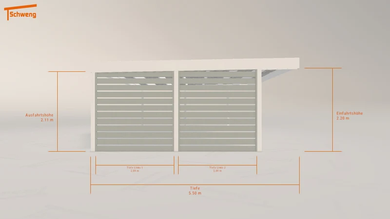 #DE Schweng Flachdachcarport C600 (ID x73b4w) #MTG