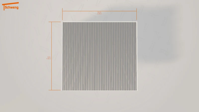 #DE Schweng Flachdachcarport C600 (ID x73b4w) #MTG
