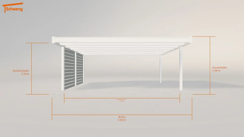#DE Schweng Flachdachcarport C600 (ID 5mdqrq) #MTG