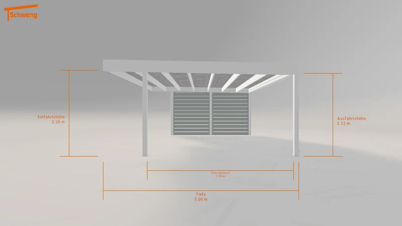 #DE Schweng Flachdachcarport C600 (ID 5mdqrq) #MTG