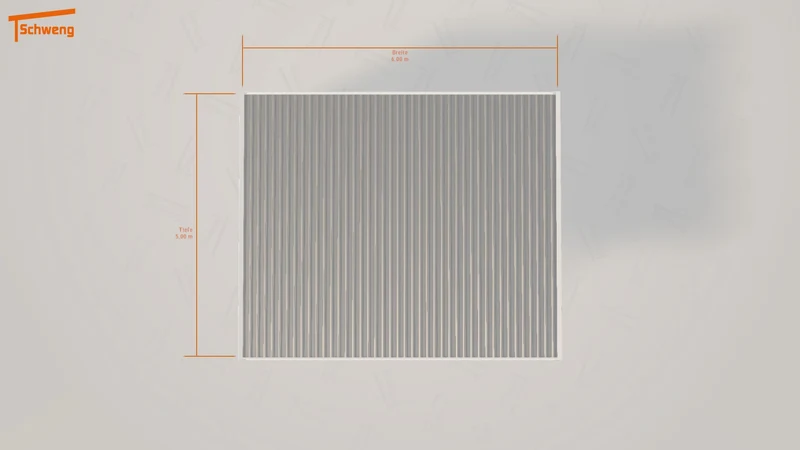 #DE Schweng Flachdachcarport C600 (ID 5mdqrq) #MTG