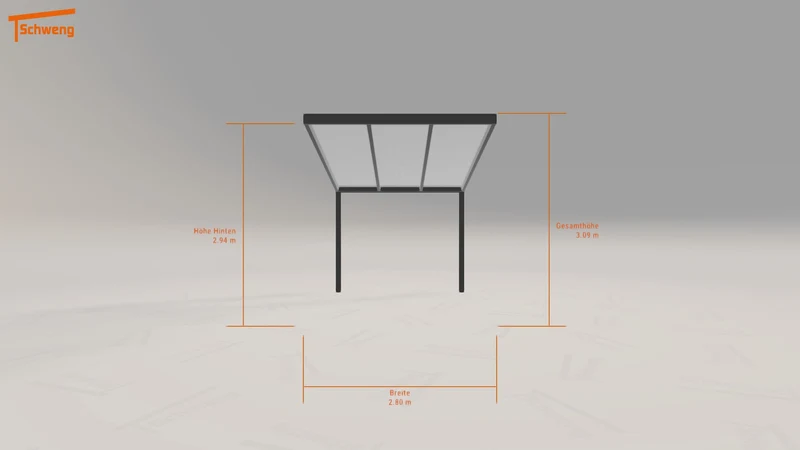 #DE Schweng Terrassenüberdachung S400 (ID jjnx2m)
