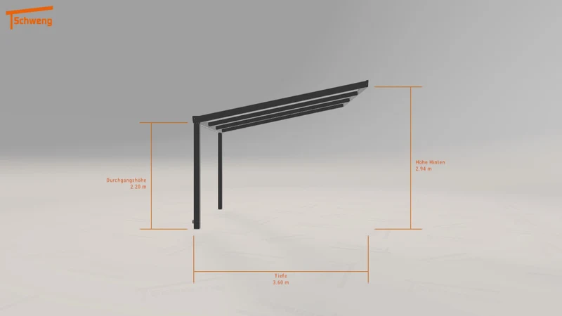 #DE Schweng Terrassenüberdachung S400 (ID jjnx2m)