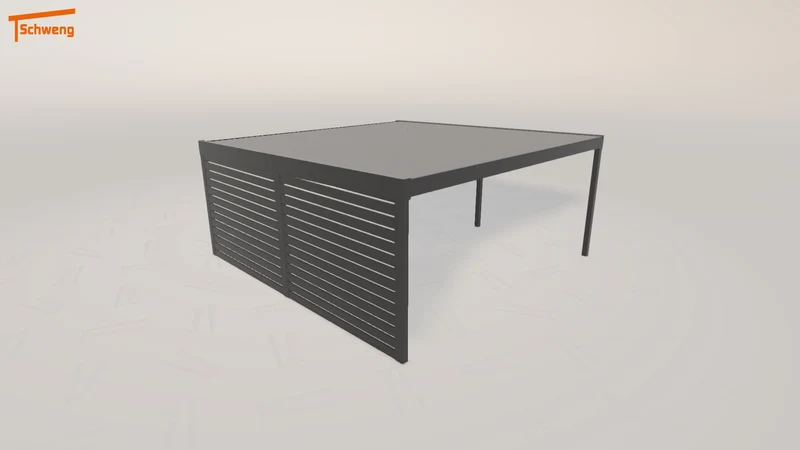 #DE Schweng Flachdachcarport C600+ (ID 5mnyg8) #MTG