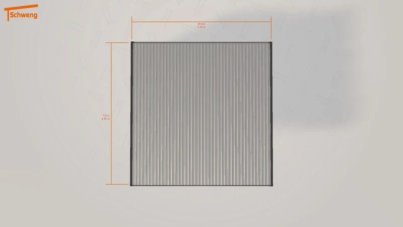#DE Schweng Flachdachcarport C600+ (ID 5mnyg8) #MTG