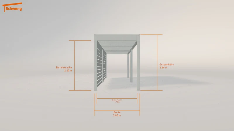 #DE Schweng Flachdachcarport C600+ (ID 42k4y7) #MTG