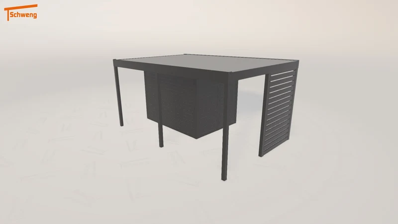 #DE Schweng Flachdachcarport C600 (ID 2qkn37) #MTG