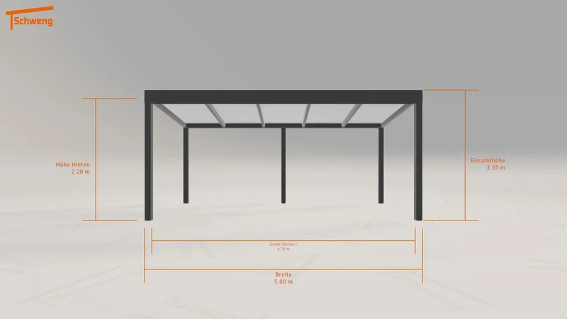 #DE Schweng Terrassenüberdachung S400 (ID 33k4nz)