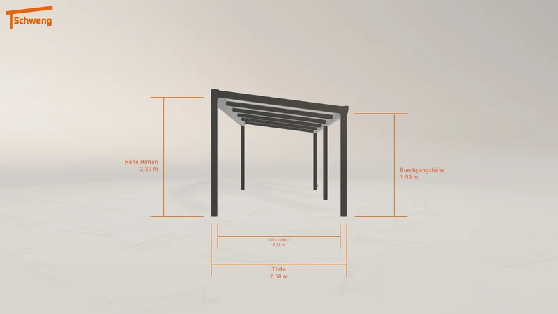 #DE Schweng Terrassenüberdachung S400 (ID 33k4nz)
