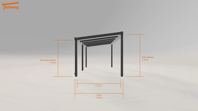 #DE Schweng Terrassenüberdachung S400 (ID 33k4nz)