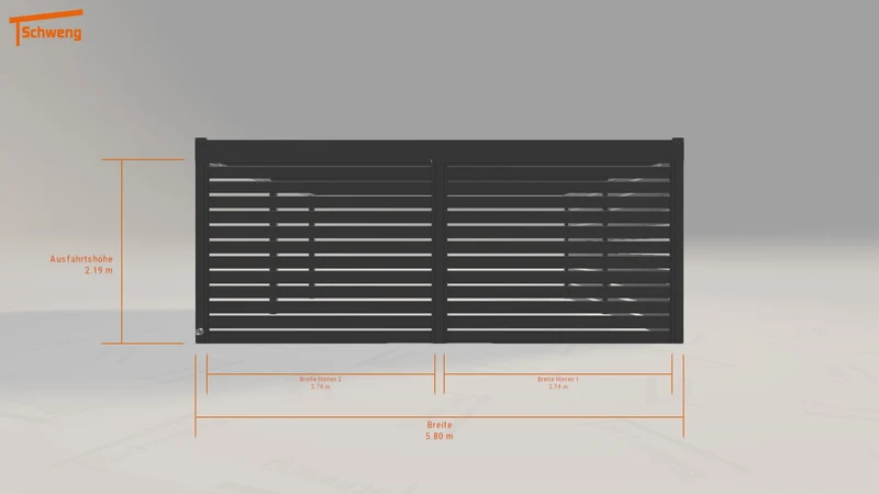 #CH Schweng Flachdachcarport C600+ (ID pbdb52) #MTG