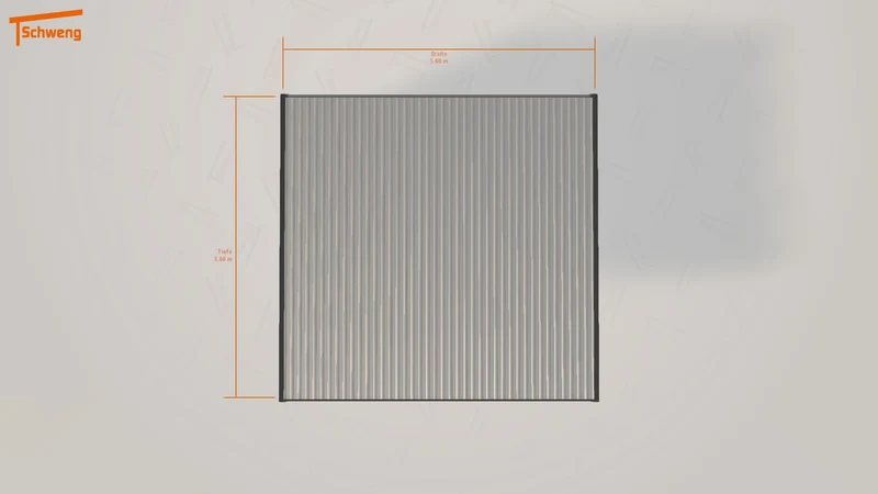 #CH Schweng Flachdachcarport C600+ (ID pbdb52) #MTG
