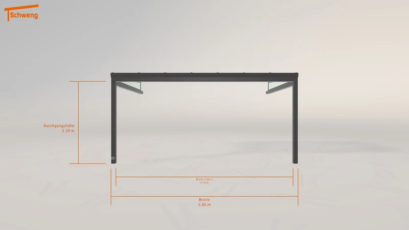 #DE Schweng Terrassenüberdachung S350 (ID jjnjdw)