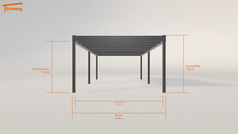 #DE Schweng Flachdachcarport C600 (ID qdngbz) #MTG