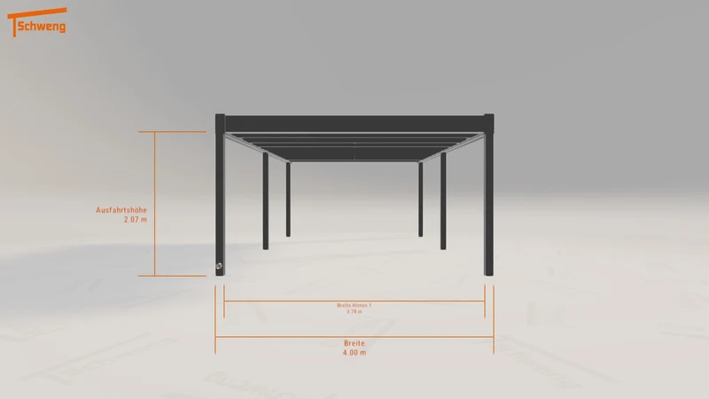 #DE Schweng Flachdachcarport C600 (ID qdngbz) #MTG