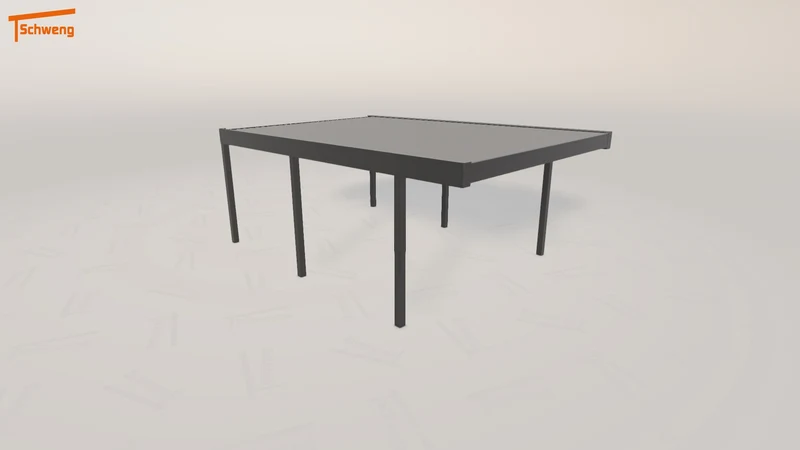 #DE Schweng Flachdachcarport C600 (ID bk7vyq)