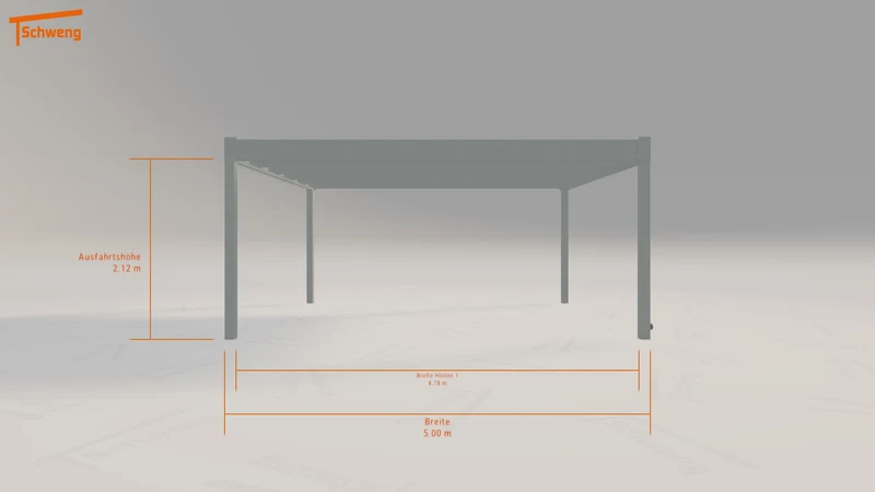 #DE Schweng Flachdachcarport C600 (ID 5mdq2q)