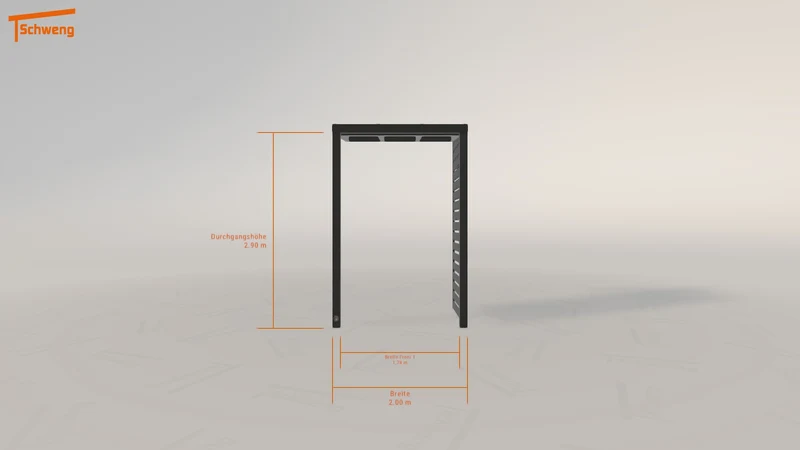 #DE Schweng Terrassenüberdachung S350 (ID mjqdyg)